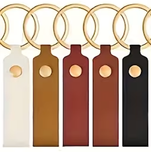 Portachiavi personalizzato in simil pelle