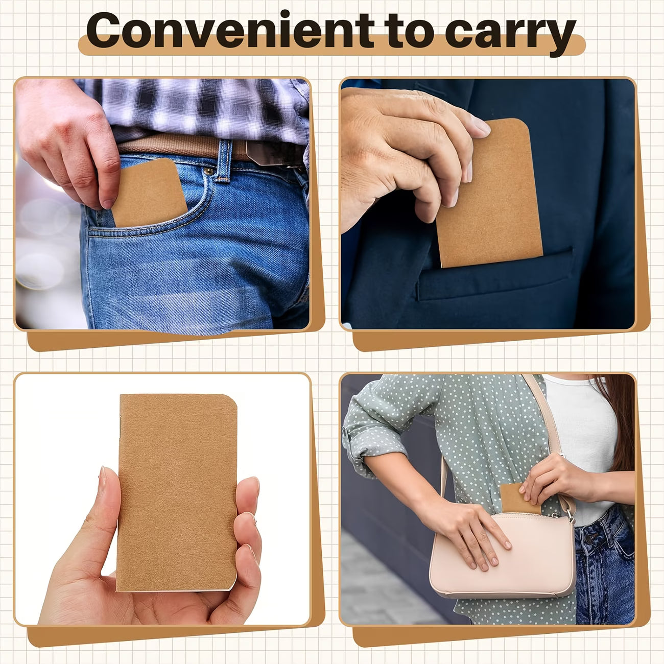 Mini quaderno tascabile con copertina Personalizzata