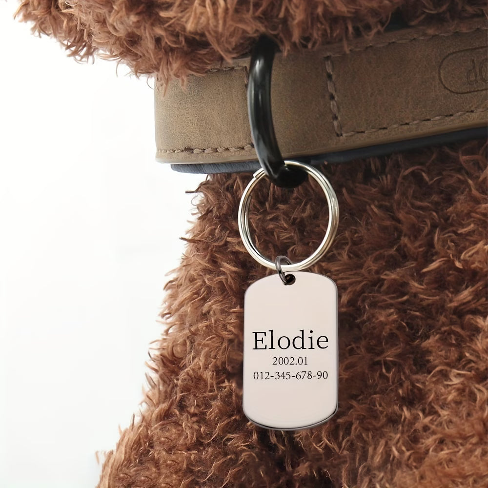 Portachiavi personalizzabile in aluminio